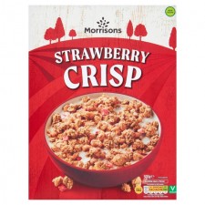 Morrisons Strawberry Crisp Clusters Cereal 500g