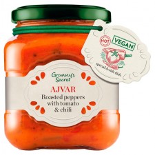 Grannys Secret Ajvar Roasted Peppers with Tomato and Chilli 200g