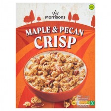 Morrisons Maple and Pecan Crisp Clusters Cereal 500g