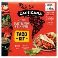 Capsicana Mexican Sweet Paprika and Red Pepper Taco Kit