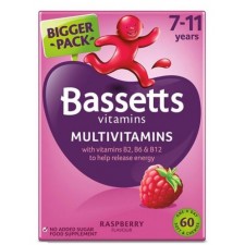 Bassetts 7-11 Multi Vitamin Soft Chewies Raspberry 60s