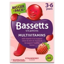 Bassetts 3-6 Multi Vitamin Soft Chewies Strawberry 60s