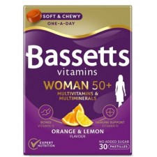Bassetts Vitamins Woman 50+ Orange and Lemon Flavour 30 Pastilles