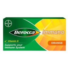 Berocca Immuno Effervescent Tablets Orange Flavour 30s