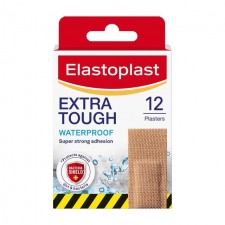 Elastoplast Extra Tough Waterproof Fabric Plasters 12 per pack