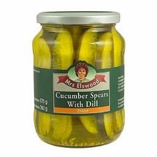 Mrs Elswood Pickled Cucumber Spears with Dill 670g