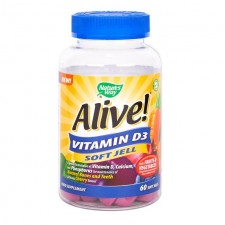 Alive! Vitamin D3 Soft Jell 60 per pack