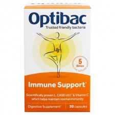 OptiBac Probiotics Immune Support Digestive Supplement Capsules 30 per pack