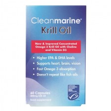 Cleanmarine Krill Oil Supplement Capsules 60 per pack