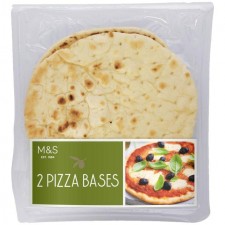 Marks and Spencer Hand Shaped Pizza Bases 2x 150g