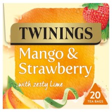 Twinings Mango and Strawberry 20 Tea Bags