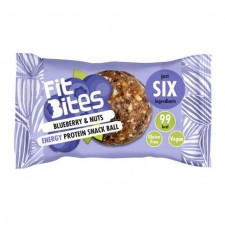 FitBites Blueberries and Nuts Energy Protein Snack Ball 30g