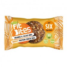FitBites Orange and Cacao Energy Protein Snack Ball 30g