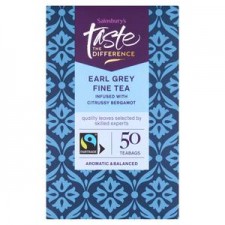 Sainsburys Taste the Difference Earl Grey 50 Tea Bags