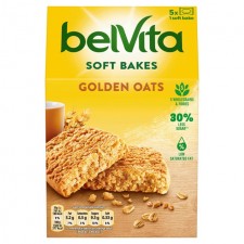 Belvita Golden Oats Bakes Breakfast Biscuits 5 x 50g