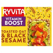 Ryvita Toasted Oat and Black Seasame Vitamin Boost Crispbreads 200g
