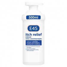 E45 Itch Relief Cream For Itchy And Irritated Skin Pump 500g