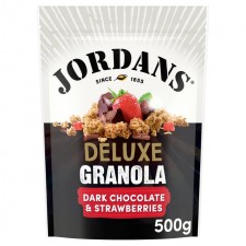 Jordans Deluxe Dark Chocolate and Strawberry Granola 500g