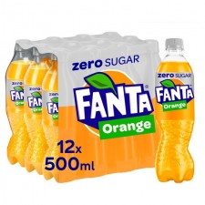 Fanta Zero Orange 12 x 500ml
