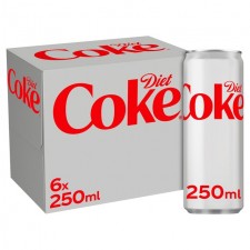 Coca Cola Diet 6 x 250ml