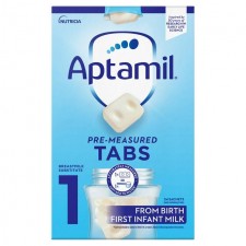 Aptamil Stage 1 Pre Measured Milk Tablets From Birth 120 Pack