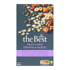Morrisons The Best Muesli Granola Fruit and Nut 500g