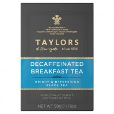 Taylors Decaffeinated Breakfast Teabags 20 per pack