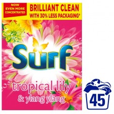 Surf Washing Powder Tropical Lily and Ylang Ylang 45 Wash 2.25kg