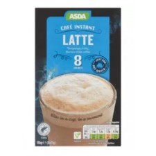 Asda Cafe Instant Latte Sachets 8 Pack