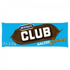 Mcvities Club Salted Caramel 7 pack