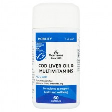 Morrisons Cod Liver Oil and Multivitamins 60 per pack