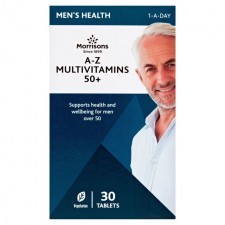 Morrisons Mens A - Z 50+ Vitamins 30 per pack