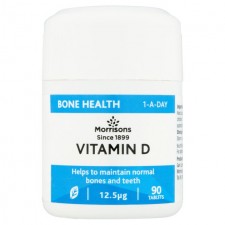 Morrisons Vitamin D Tablets 90 per pack