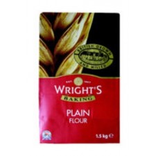 Wrights Plain Flour Case of 5 x 1.5kg 