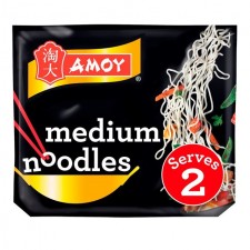Amoy Straight To Wok Medium Egg Noodles 2 x 150g