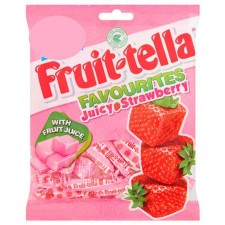 Retail Size Fruit-Tella Favourites Strawberry Mix 12 x 135g