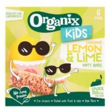 Organix Kids Luscious Lemon and Lime Oaty Bars 6 x 23g