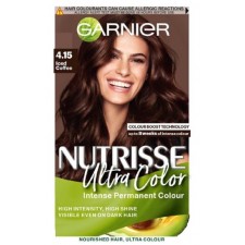 Garnier Nutrisse Ultra Color 4.15 Iced Coffee Brown Permanent Hair Dye