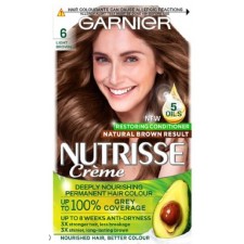 Garnier Nutrisse 6 Light Brown Permanent Hair Dye