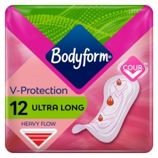 Bodyform Ultra Long Sanitary Towels 12 per pack