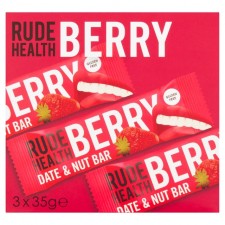Rude Health Berry Bar 3 x 35g