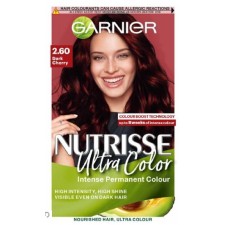 Garnier Nutrisse Ultra Color 2.6 Dark Cherry Red Permanent Hair Dye