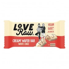 Love Raw Cream Wafer Bar White Chocolate 45g