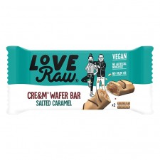Love Raw 2 Vegan Salted Caramel Wafer Bars 45g
