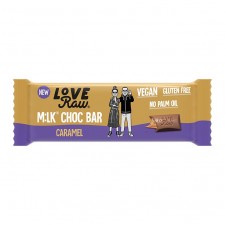 Love Raw Vegan Milk Chocolate Bar Caramel 30g