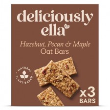Deliciously Ella Hazelnut Pecan and Maple Oat Bar 3pk