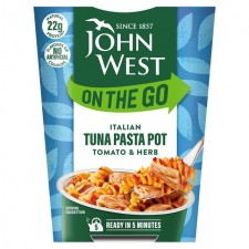 John West On the Go Pots Italian Tomato and Herb Tuna Pasta 120g