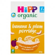 Hipp Organic Banana and Plum Porridge 200g