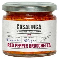Casalinga Red Pepper Bruschetta 180g
