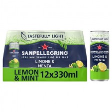 San Pellegrino Lemon and Mint 12 x 330ml